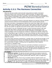 2.3.1 The Hormone Connections.docx