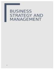 Business Strategy and Management1.docx