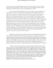 Causes of World War Two Essay.docx