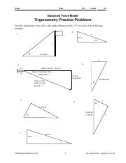trig practice problems pdf