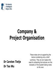 Week 8 - Company and Project Organisation Structures.pdf