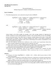 5ECON012C Econometrics - Tutorial 6 with answers.pdf