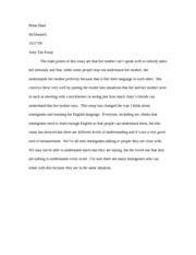 Amy tan research paper