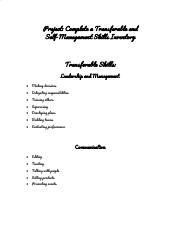 Project_ Complete a Transferable and Self-Management Skills Inventory-Jimmy Williams.pdf
