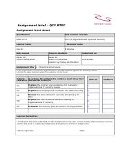 2020 L3 U07 Organisational Systems Security Assignment 2.docx