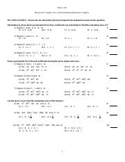 MAC1140 - Exam2 - Homework3