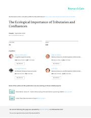 Ecological Importance of Tributaries.pdf