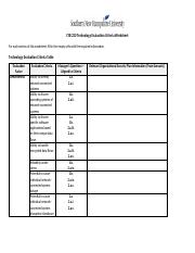 CYB 220 Module Five Technology Evaluation Criteria Worksheet.docx