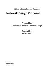 network design proposal