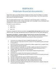 BSBFIA301 Manage Financial.docx