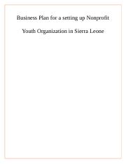 Business Plan for a Nonprofit Organization in Sierra Leone (1).docx
