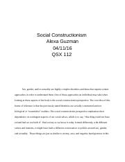 SocialConstructionalism