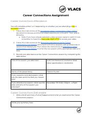 Career Connections Assignment _ VLACS Architecture & Construction Week- Career opportunities in cons