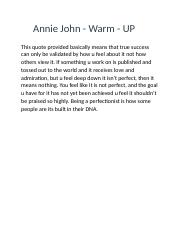 Annie John - Warm - UP.docx