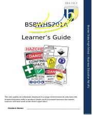 WHS Learner's Guide.doc