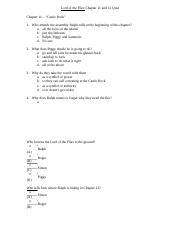 Lord of the Flies Chapter 11 and 12 Quiz.doc