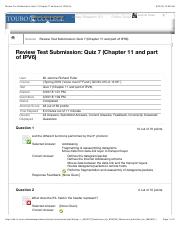 Quiz 7 Chapter 11 And Part Of Ipv6 Pdf Review Test Submission Quiz 7 Chapter 11 And Part Of Ipv6 Pdf Review Test Submission