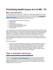DD - Prioritizing Health Issues.docx