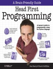 David Griffiths, Paul Barry - Head First Programming_ A Learner's Guide to Programming Using the Pyt