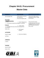 Assign-3 Ch.04-01 Procurement Master Data - S4HANA 1709 MCC V1.6.docx
