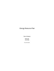 Energy Resource Plan