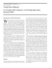 Co‐Creation with Customers  An Evolving Innovation Research Field.pdf