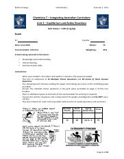 Year 12 Chemistry - Unit 3 Practice Exam (1).pdf