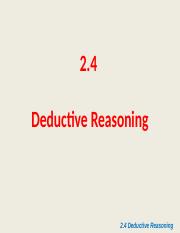 2_4 Deductive Reasoning
