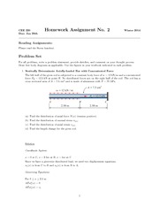 CEE 220 HW2 Solutions