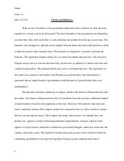 _5 Paragraph Essay - Checks and Balances.docx