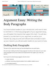 Workbook 22.3 _ Writing Project 3 - Argument Essay_ Writing the Body Paragraphs.pdf