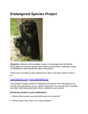 Endangered Species Project.docx