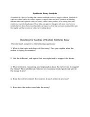 WRC 1013 Student Example Synthesis Essay Analysis (1).docx