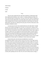 An essay on women