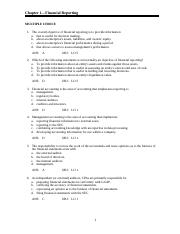 Financial Accounting Chapter (1)