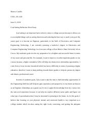 essay on goal setting for students