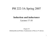 Lecture 17-18 Ch 30
