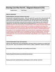 Nursing Care Plan Part 1 Template and Rubric.docx