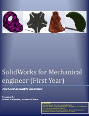 SolidWorks for Mechanical engineer(1st year) - chapter 1.pdf
