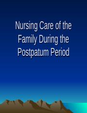 Nursing Care of the Postpartum Woman 2015 use this one.ppt