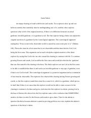 Philosophy Essay #2