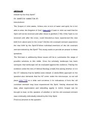MODULE 3 INDWEL OF THE HOLY SPIRIT 1 ARTICLES.docx