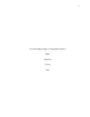 A Critical Analysis Paper of Living Old in America.edited.docx