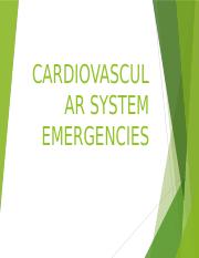 CARDIOVASCULAR SYSTEM EMERGENCIES.ppt