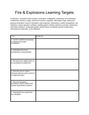 - Fire & Explosion Learning Targets.pdf