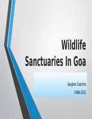 Share Wildlife Sanctuaries In Goa Individual ISA.pptx