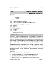 Unit 01 - Meaning and Importance of Managerial Economics.pdf
