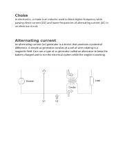 Construct an a.c. circuit using a choke.docx
