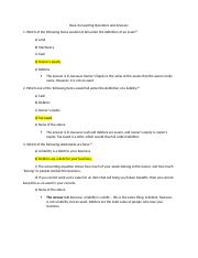 Basic Accounting Concepts, Questions and Answers.docx