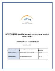 SITXWHS002 Identify hazards, assess and control safety risks.doc